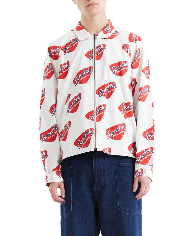 Specter Stamp Jacket - Vintage White