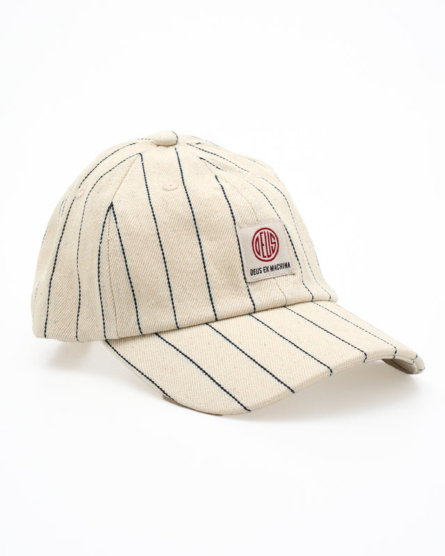 Dallas Stripe Cap - Natural