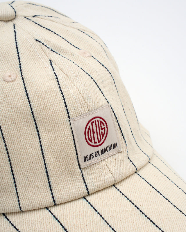 Dallas Stripe Cap - Natural