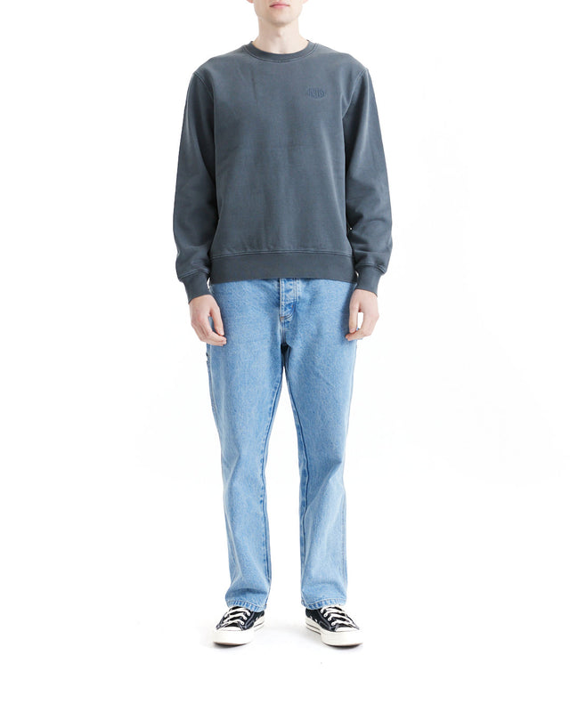 Shield Garment Dyed Crew - Anthracite