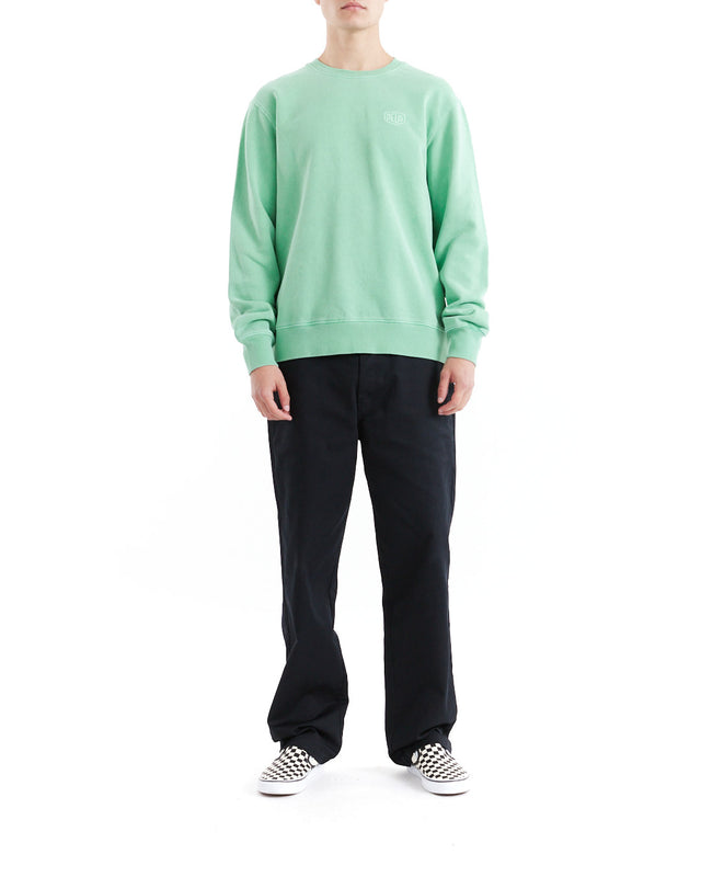 Shield Garment Dyed Crew - Shale Green