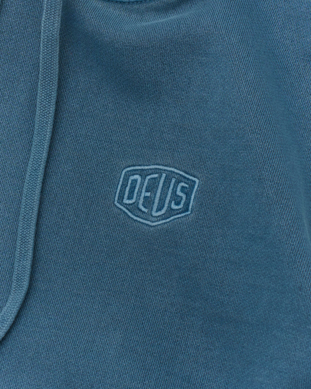 Shield Garment Dyed Hoodie - Legion Blue