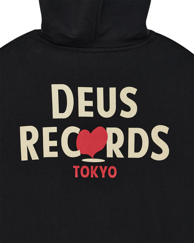 Deep Cut Hoodie - Black