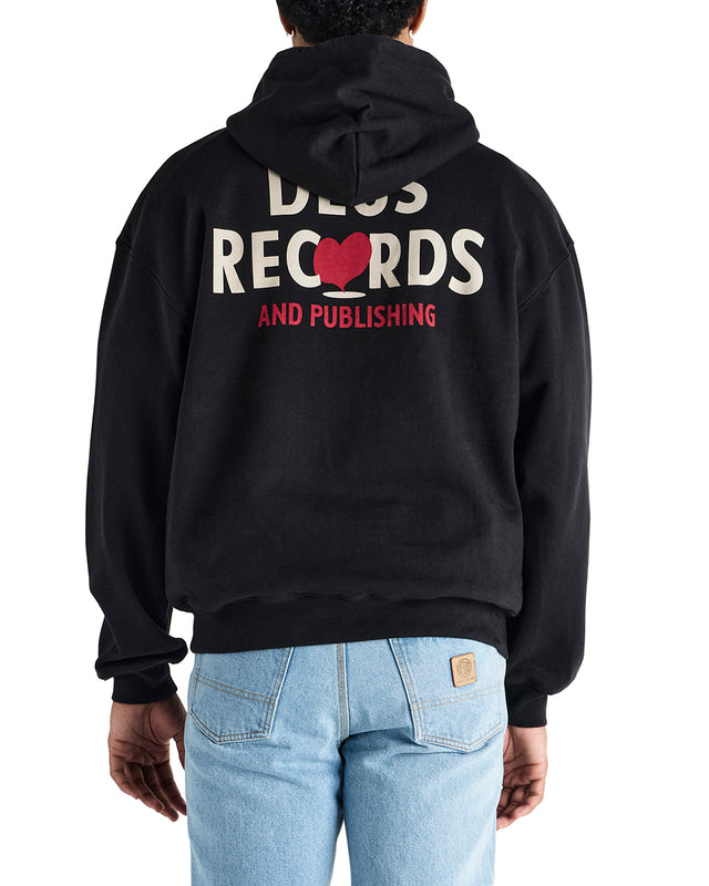 Deep Cut Hoodie - Black