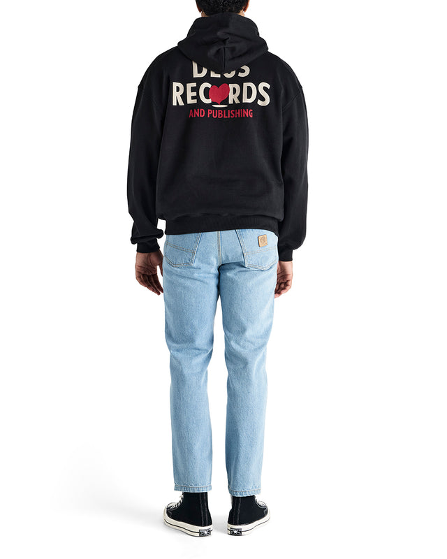 Deep Cut Hoodie - Black