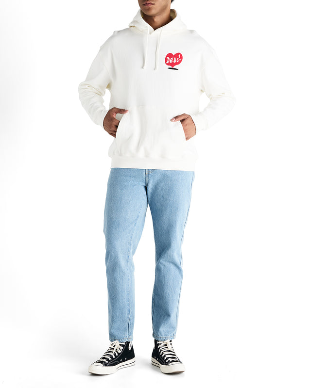 Deep Cut Hoodie - Vintage White