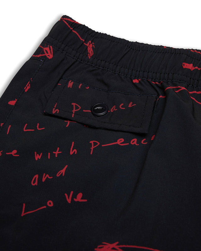 Old House Boardshort - Red