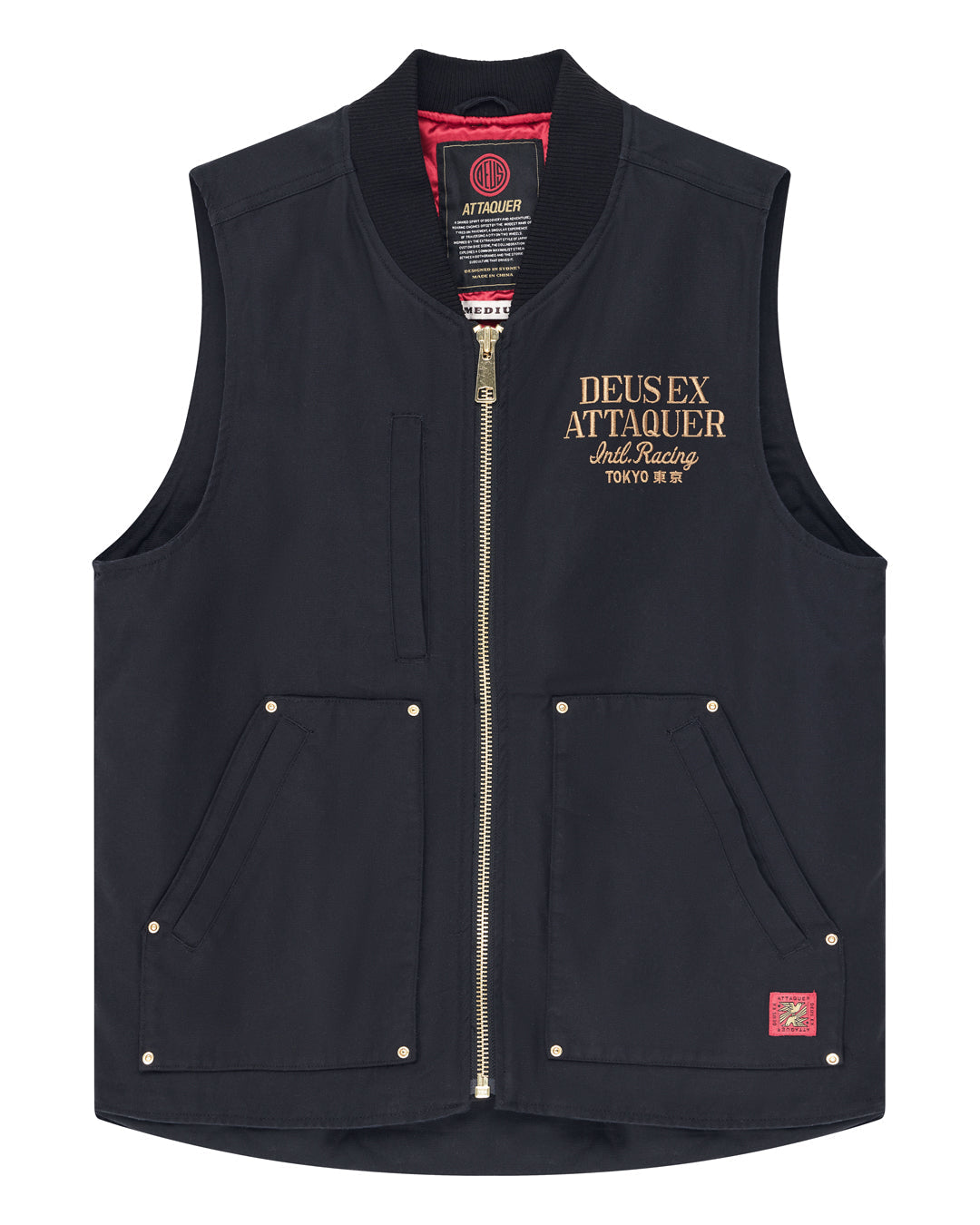 Jackets | Deus Ex Machina | Attaq Modify Vest - Black – (UK) Deus