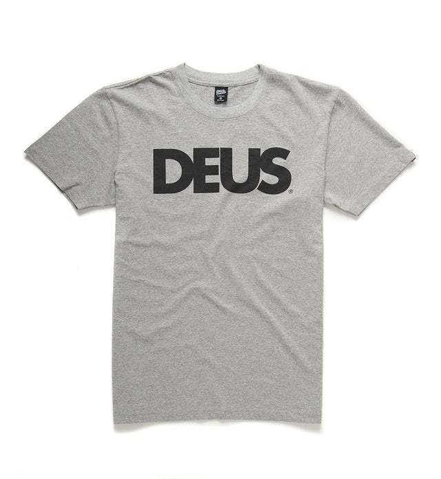 All Caps Tee - Grey Marle