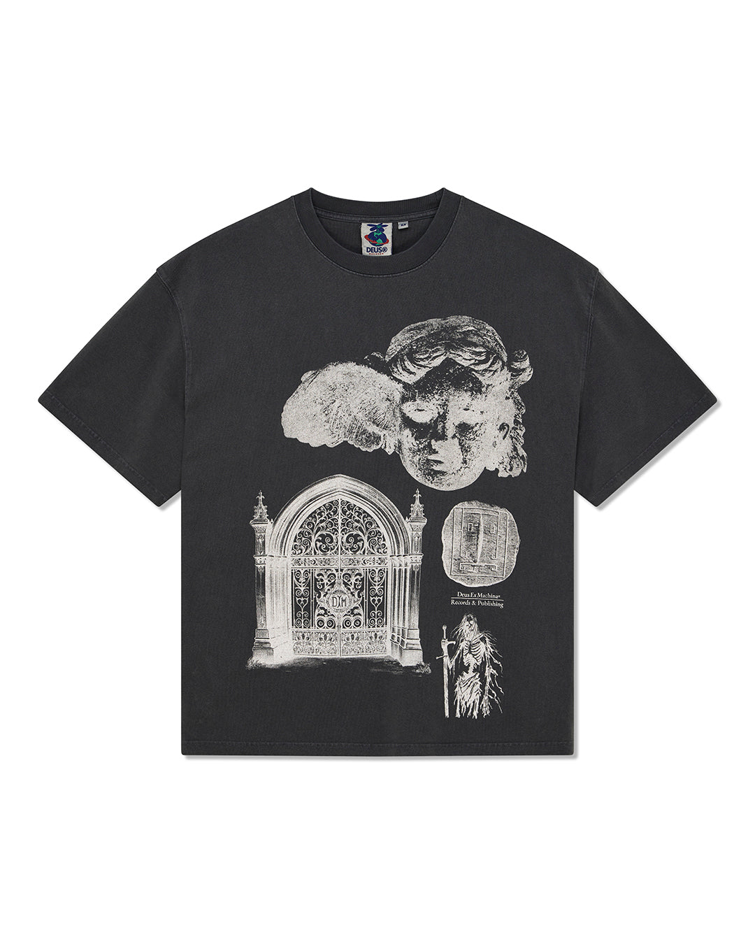 invocation-tee-anthracite|Flatlay