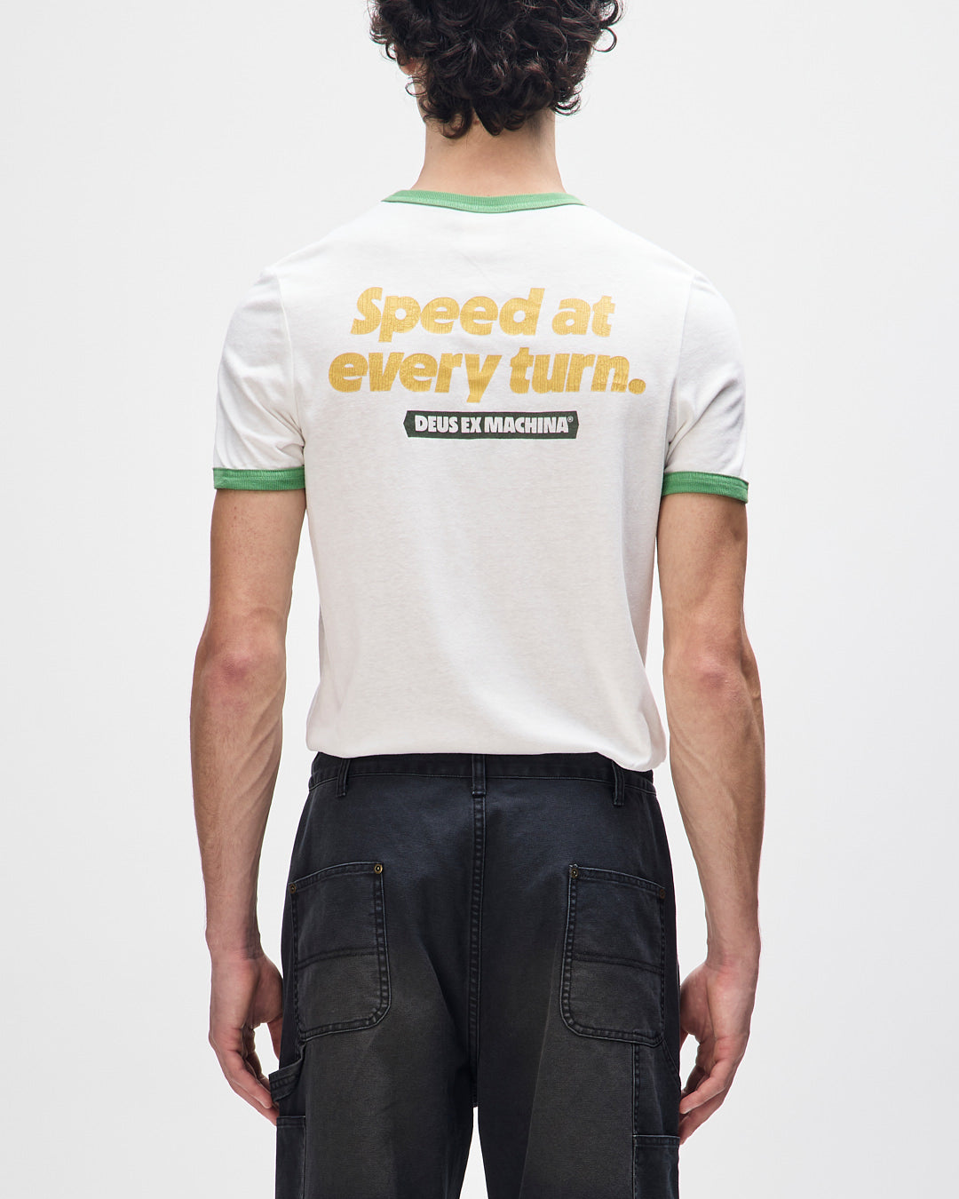 faster-tee-dirty-white|Model