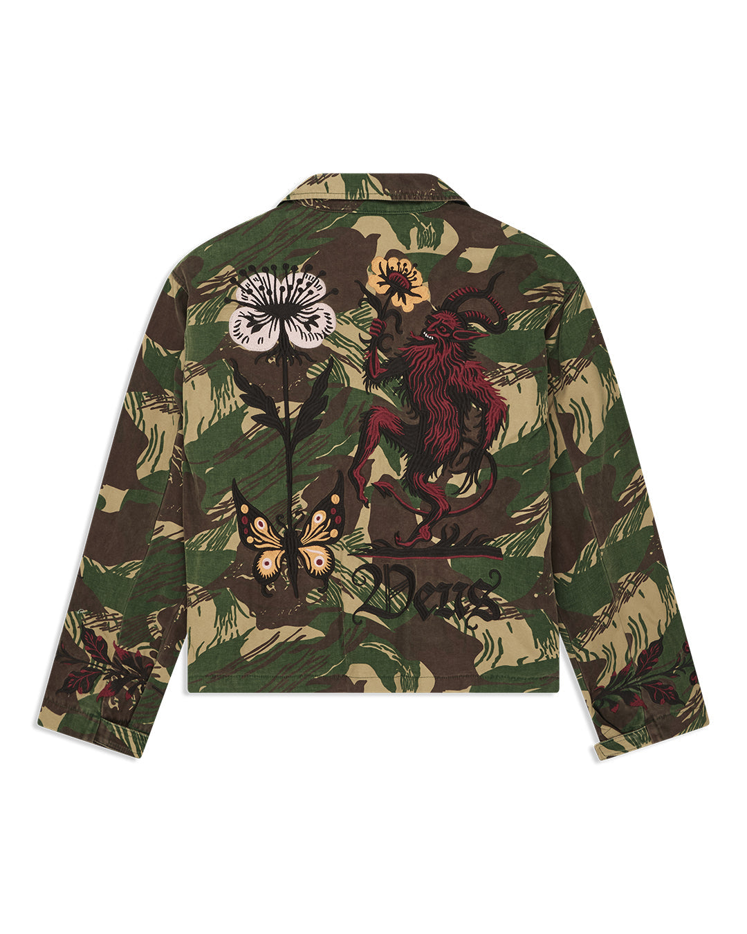 ahimsa-jacket-earthly-delights-camo|Flatlay