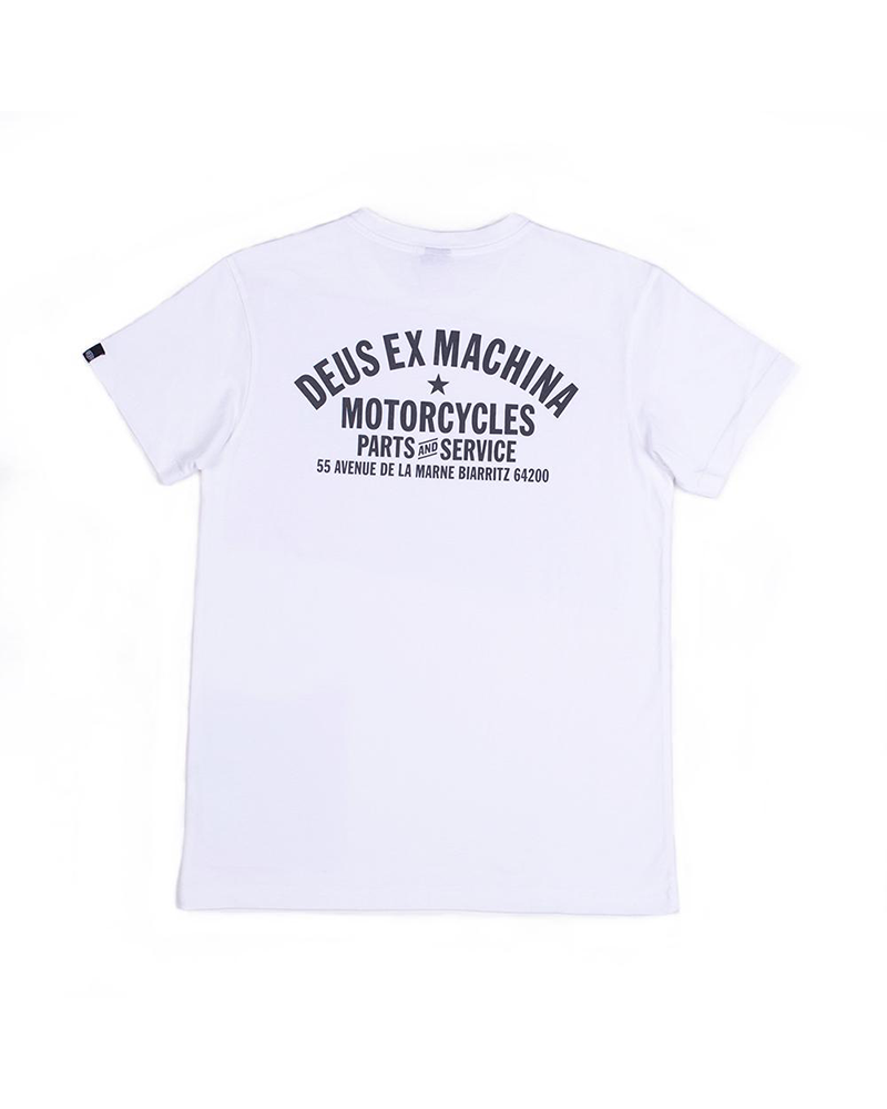 Dues Biarritz Address Tee White