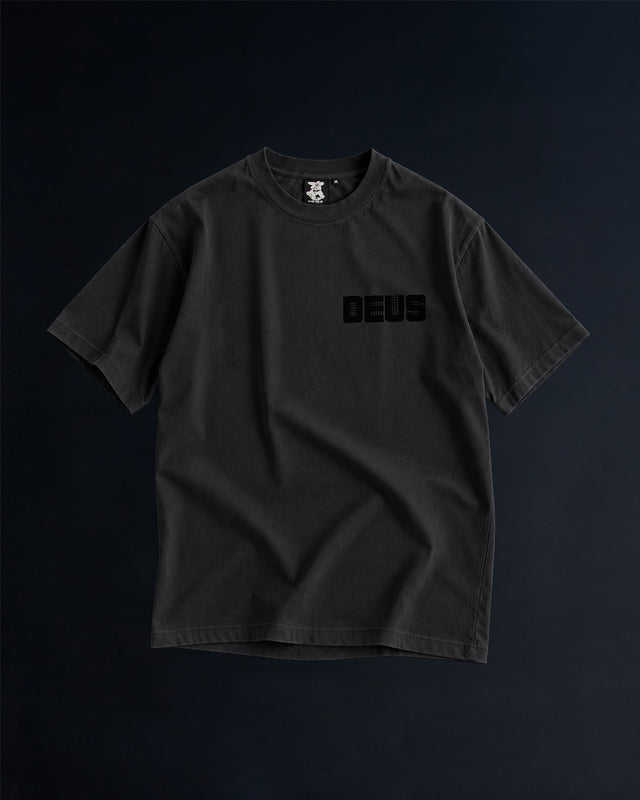 Hole Punch Tee Black Front
