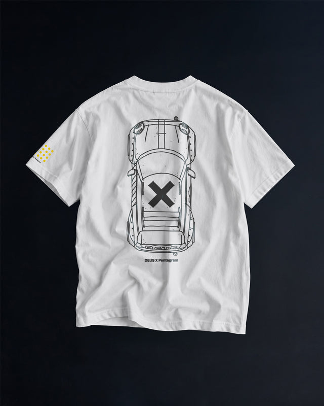 Min Mach Tee White Back