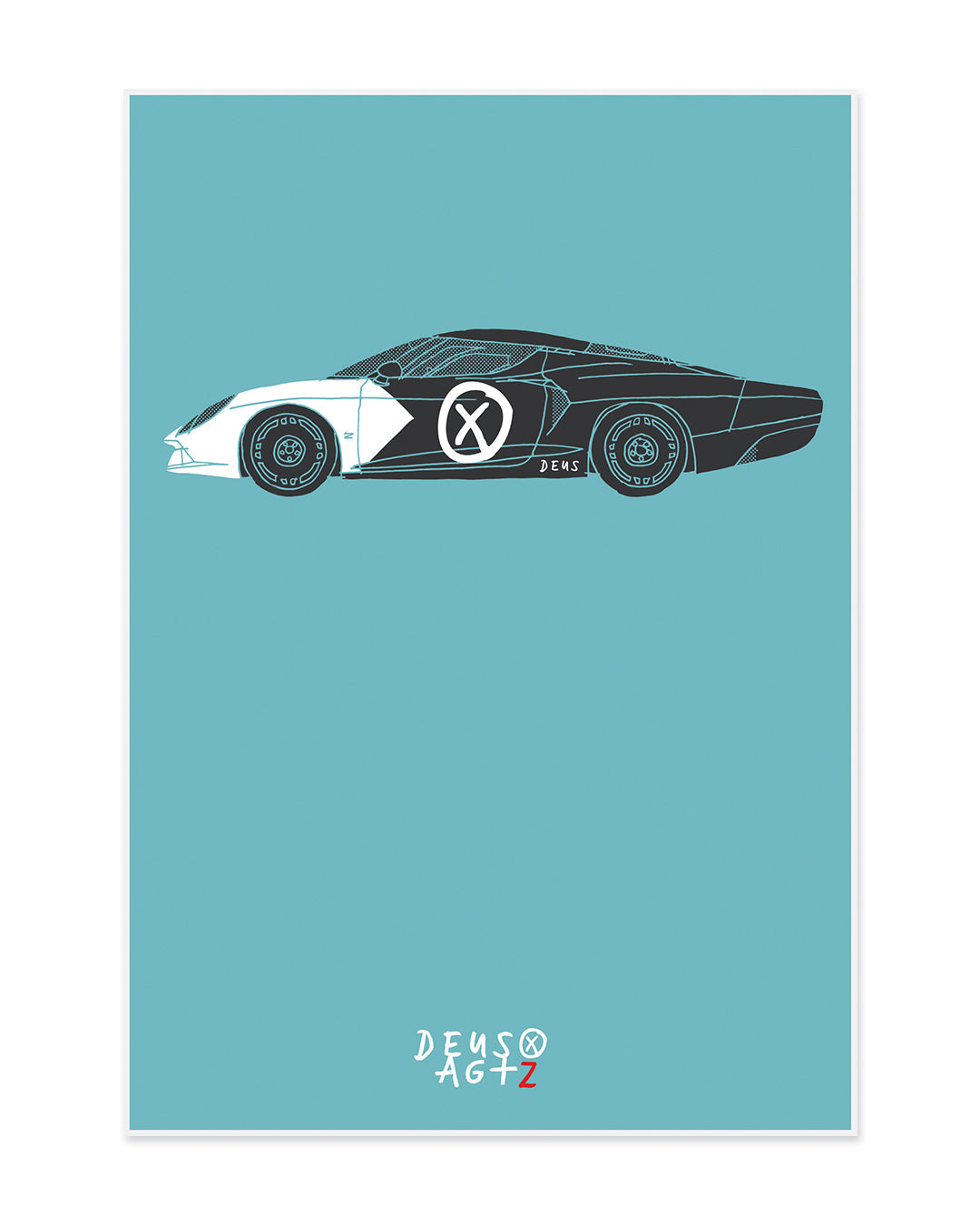 Deus x AGTZ Twin Tail Series Poster Multi|Flatlay