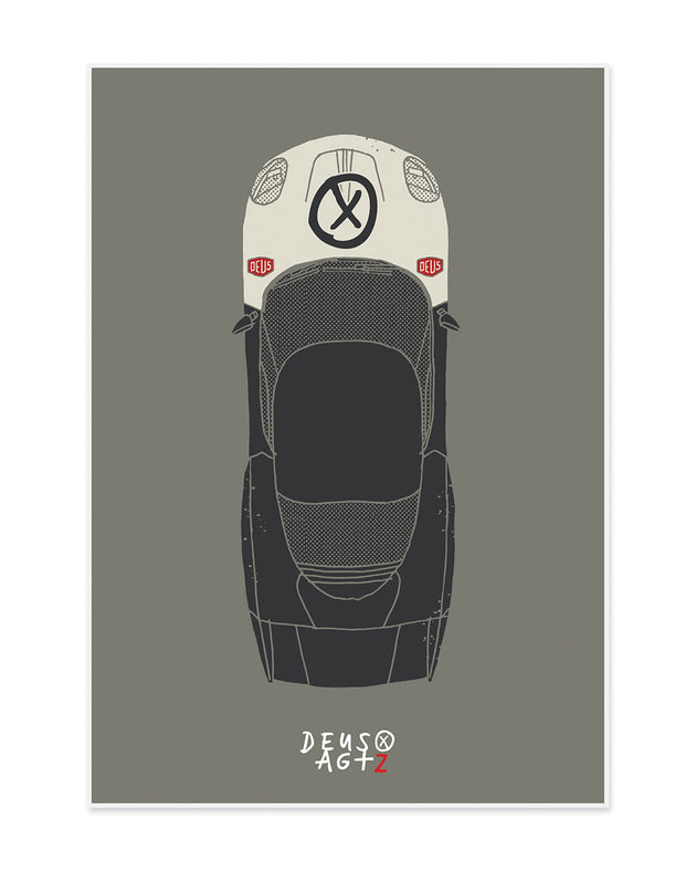 Deus x AGTZ Twin Tail Series Poster Ivory|Flatlay