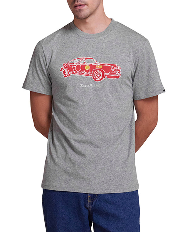Rally Tee - Grey Marle|Model