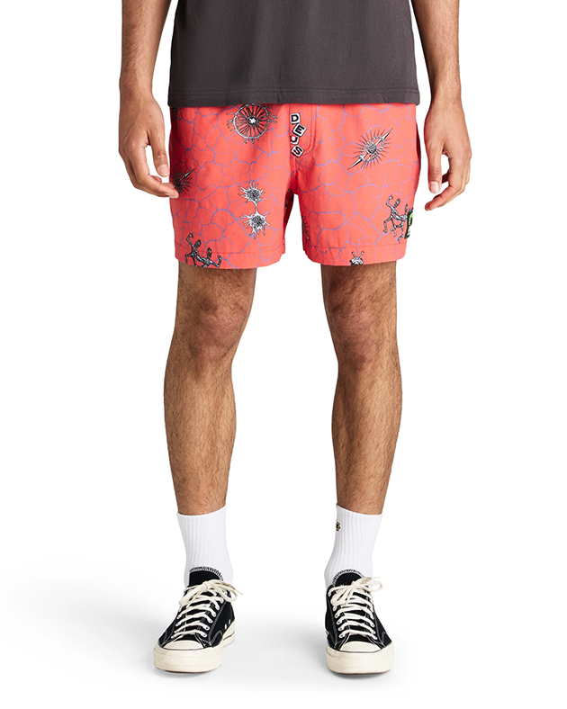 Vibrant Virus Boardshort - Strawberry