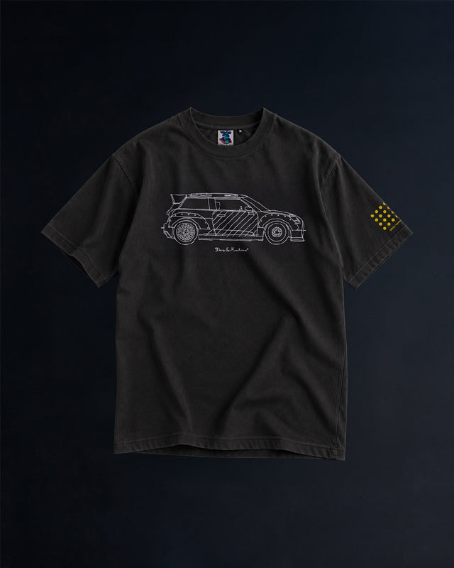Skeg Scribble Tee Black Back