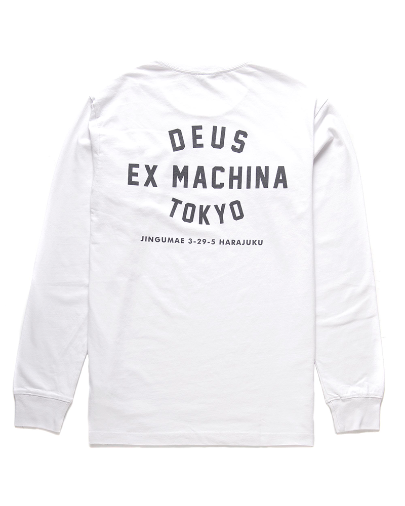 Deus Tokyo Ls Tee White