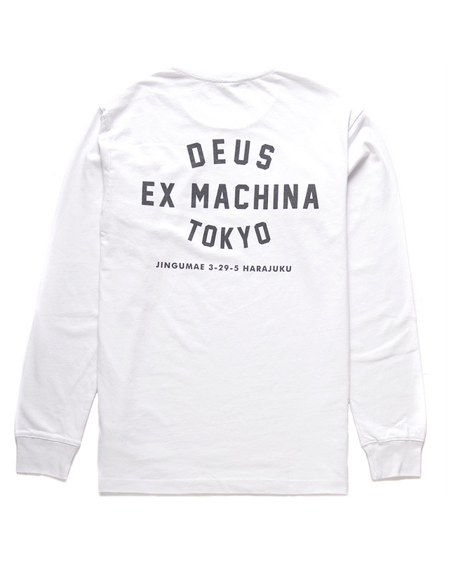 Deus Tokyo Ls Tee White