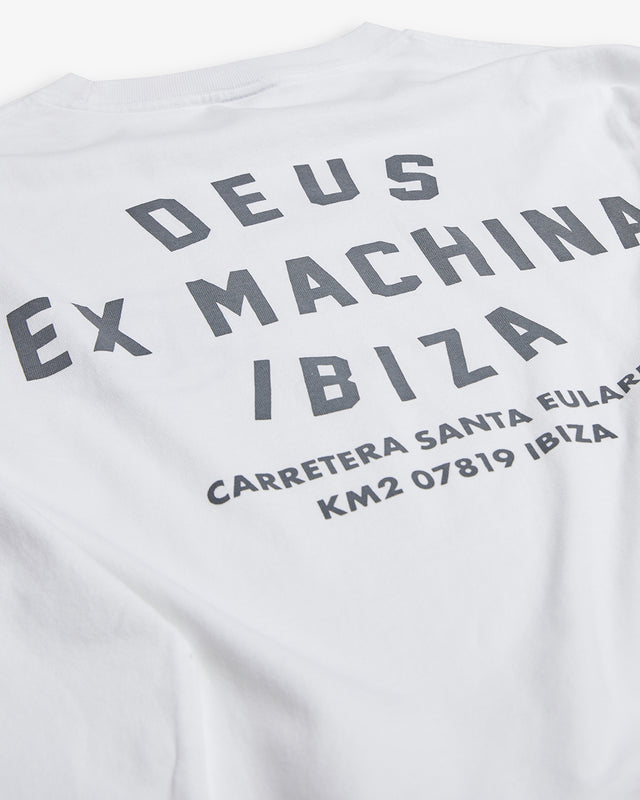 Ibiza Long Sleeve Tee - White