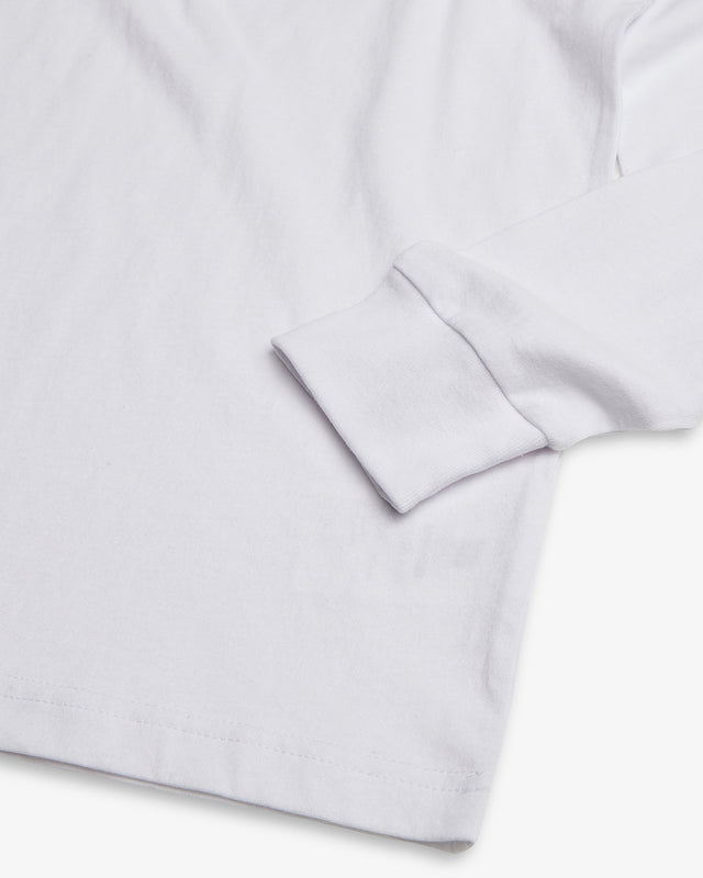 Ibiza Long Sleeve Tee - White