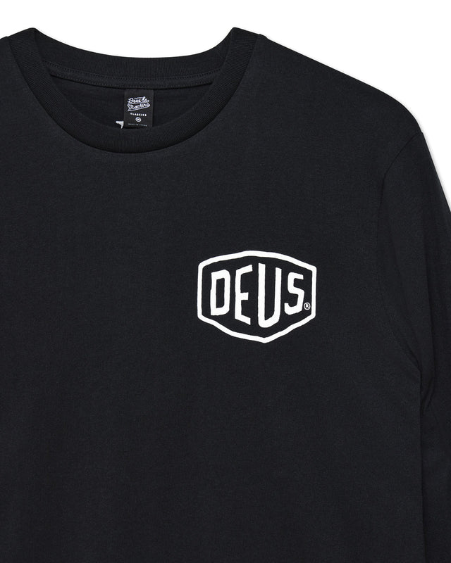 Harajuku Long Sleeve Tee - Black