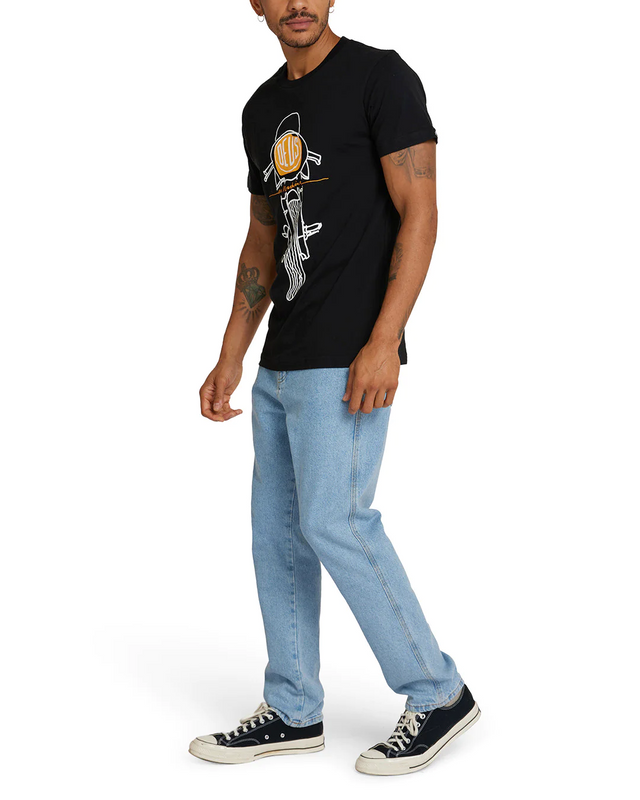 Frontal Matchless Tee - Black