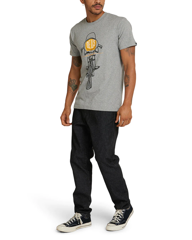 Frontal Matchless Tee - Grey Marle