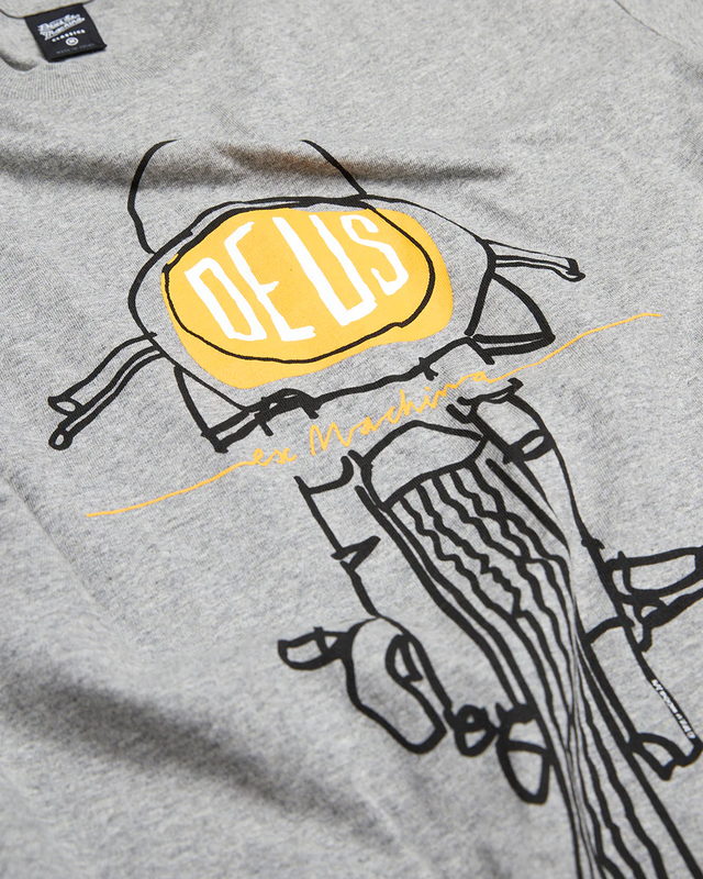 Frontal Matchless Tee - Grey Marle