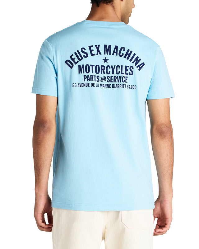 Biarritz Address Tee - Sky Blue