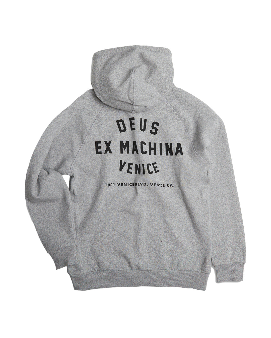 Venice Address Hoodie - Grey Marle|Flatlay