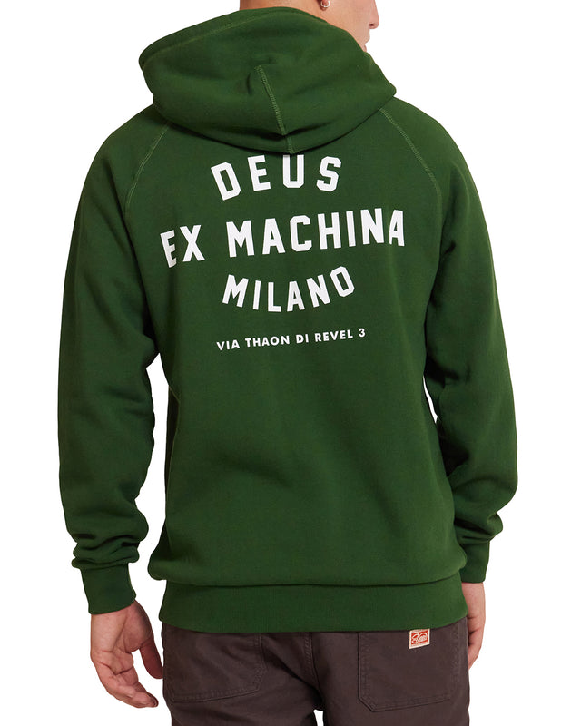 Milano Address Hoodie - Hillside Green