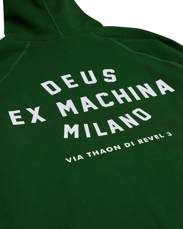 Milano Address Hoodie - Hillside Green