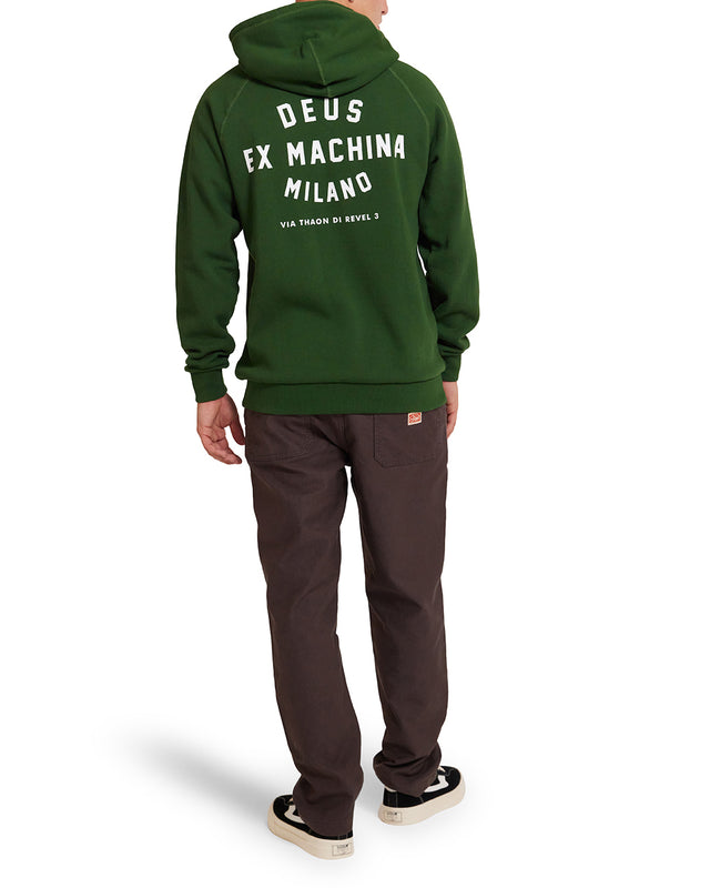Milano Address Hoodie - Hillside Green