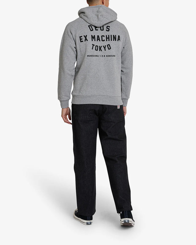 Tokyo Address Hoodie - Grey Marle