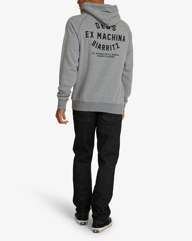 Biarritz Address Hoodie - Grey Marle