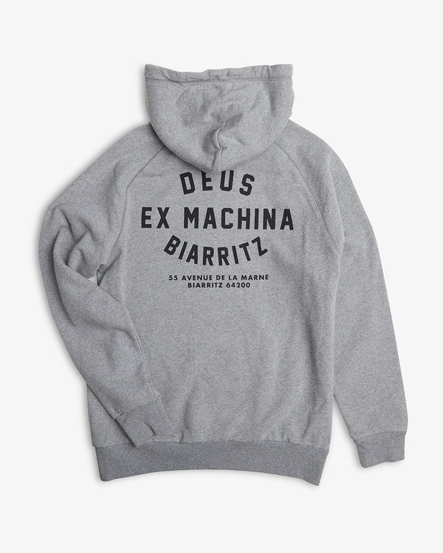 Biarritz Address Hoodie - Grey Marle