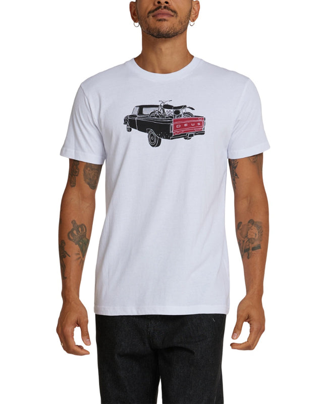 Carby Pickup Tee - White