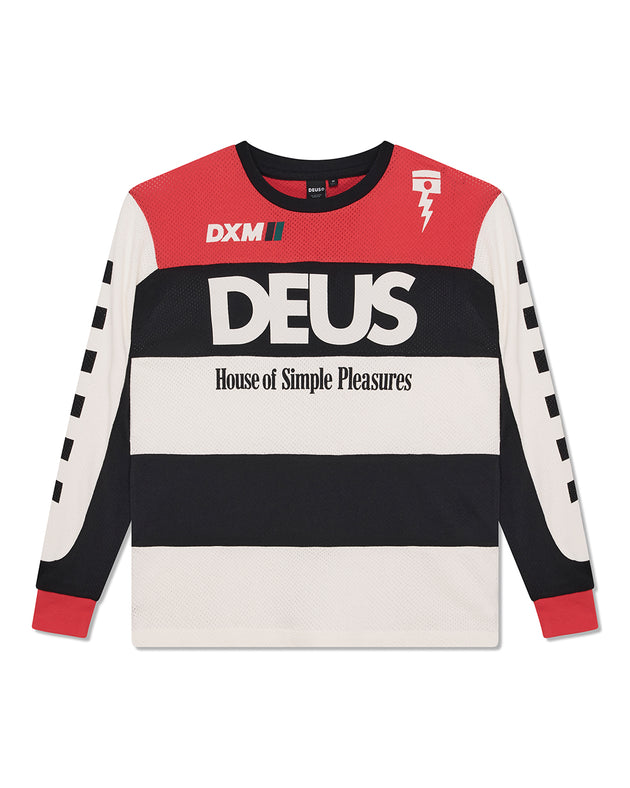 Deus Vilander Moto Jersey Valiant Valiant Red Combo