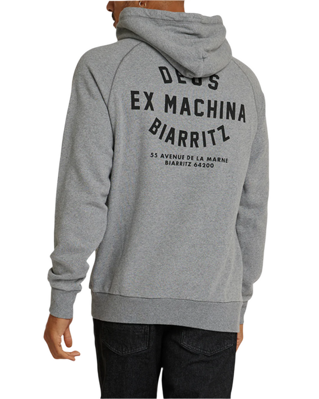 Biarritz Address Hoodie - Grey Marle