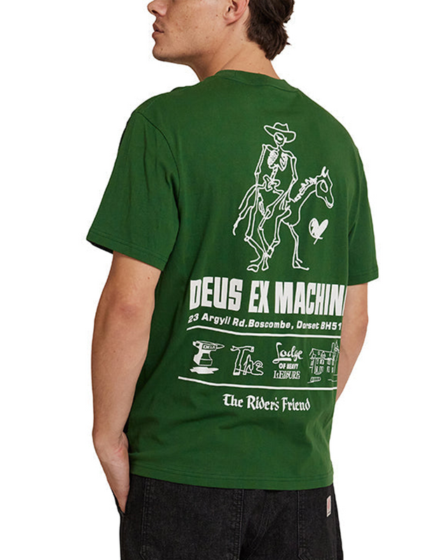 Boscombe Address Tee - Hillside Green