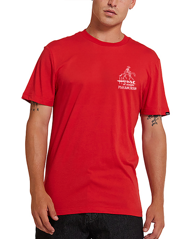Camperdown Address Tee - Valiant Red