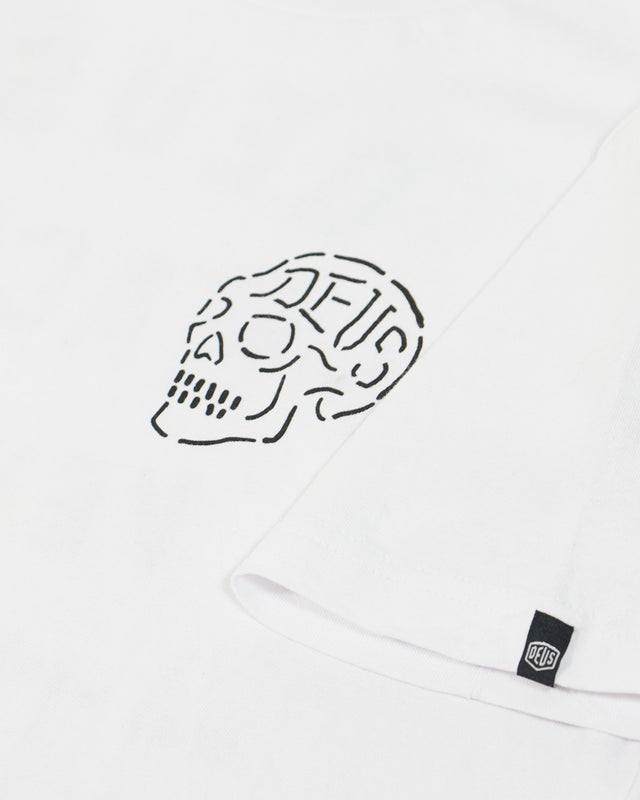 Venice Skull Tee - White