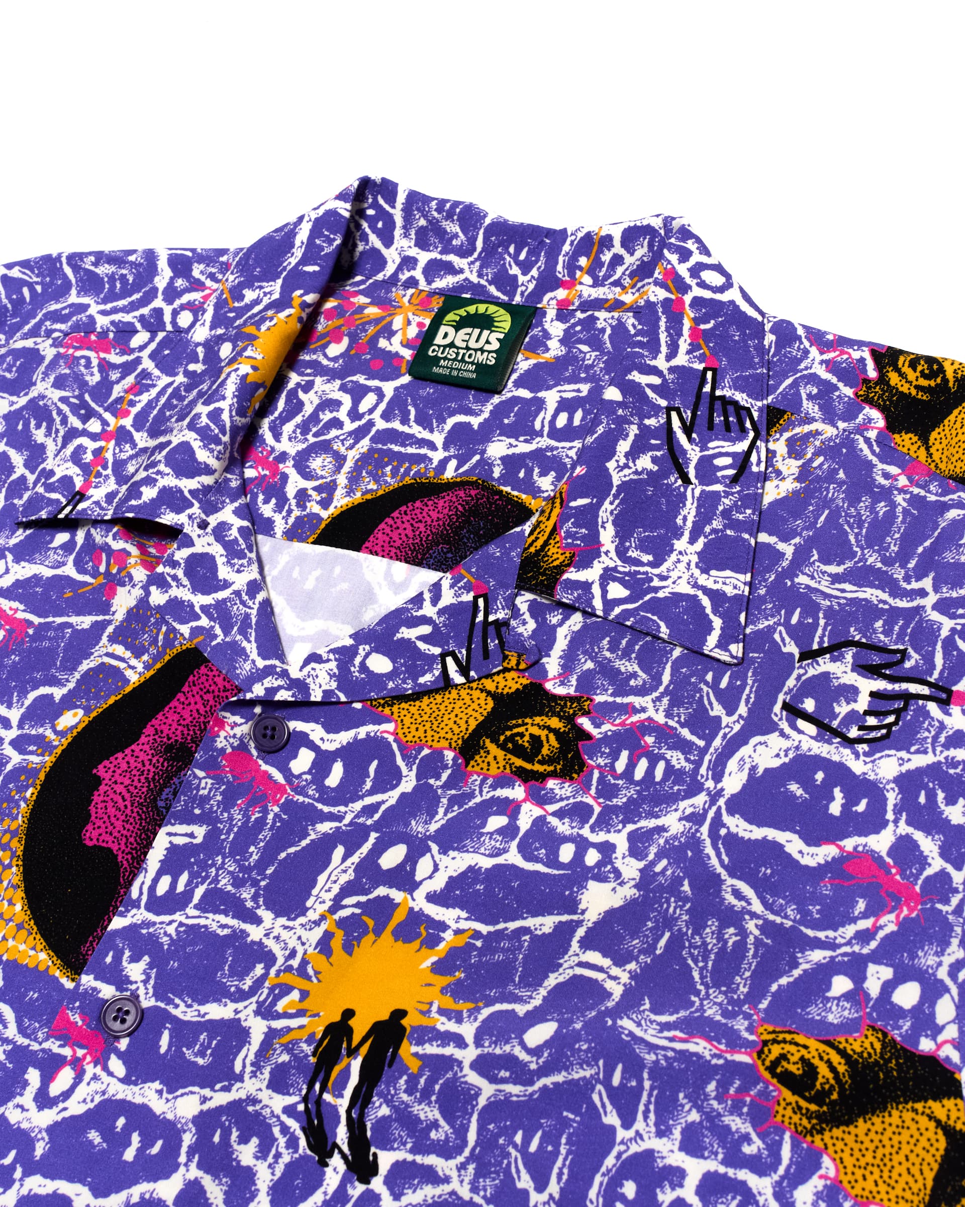 Future History Shirt - Violet | Flatlay
