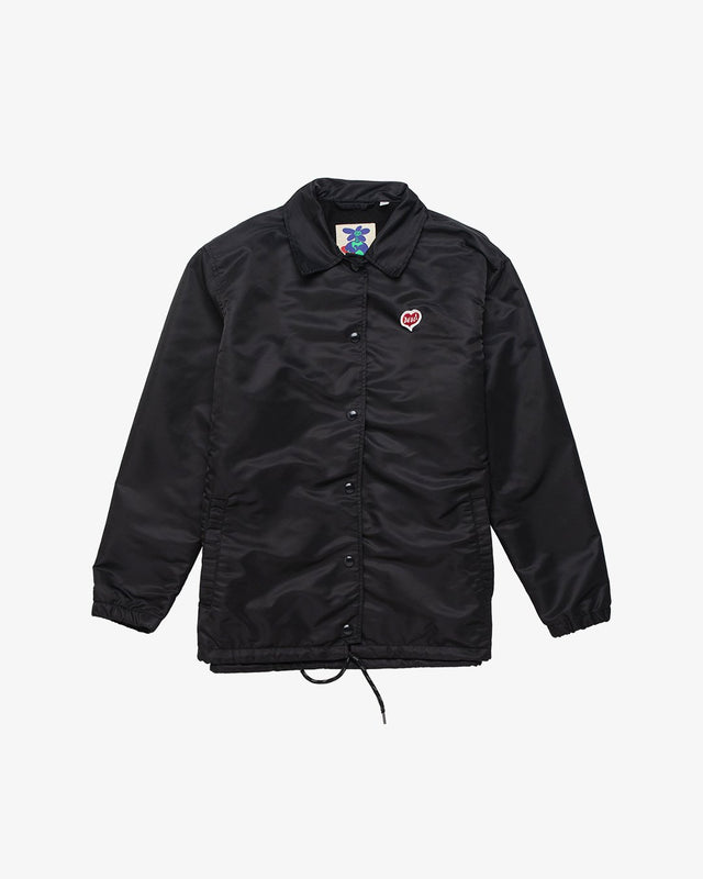 Dad Coach Jacket (Relaxed Fit) - Black