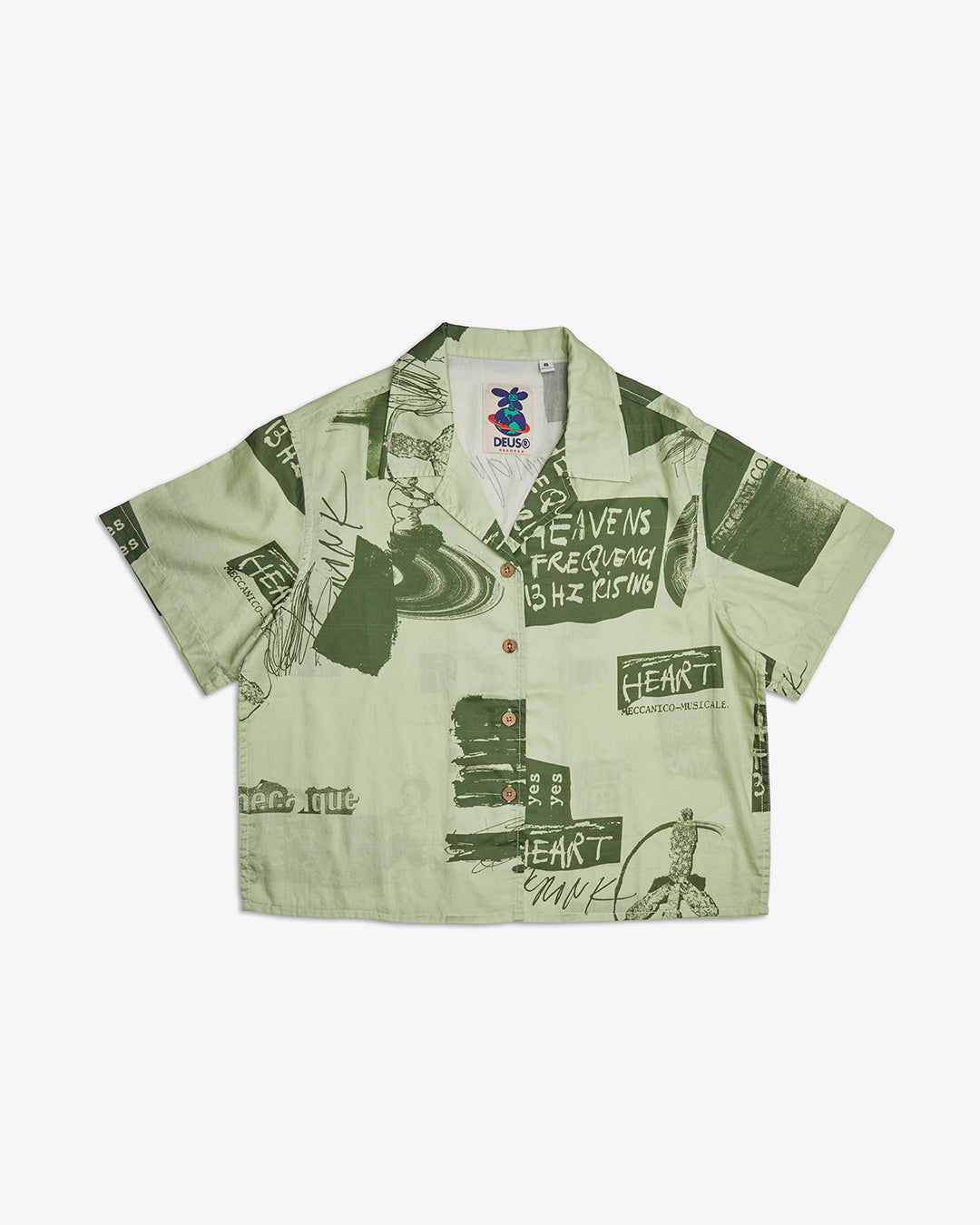 Freq Flag Short Sleeve Shirt|Flatlay
