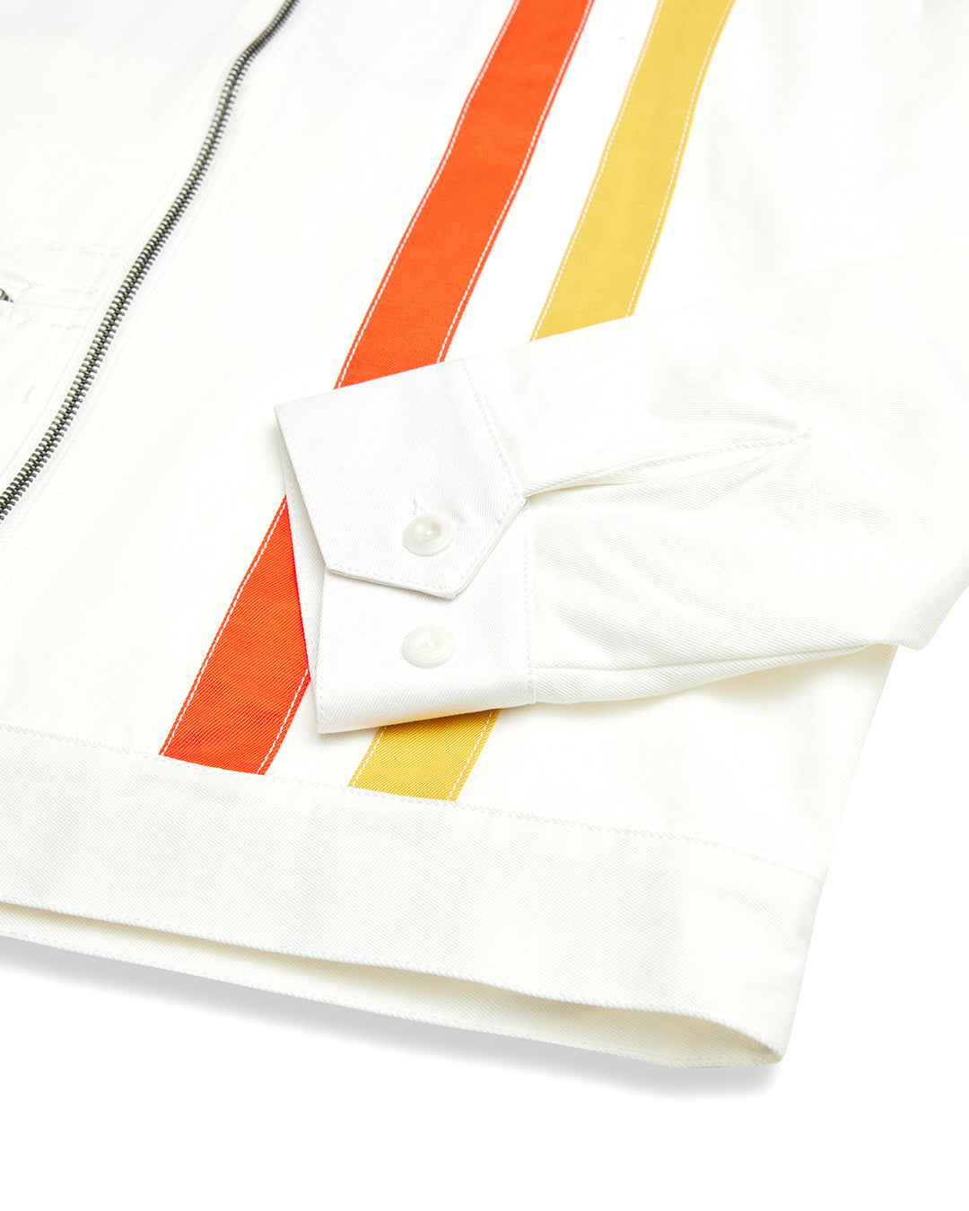 ChimeRacingJacket.White|Flatlay